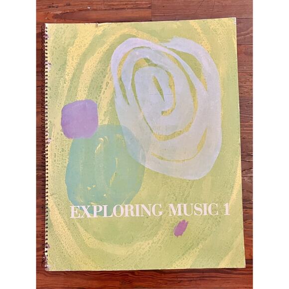 Giant Vintage 1966 Exploring Music 22in x 17in Hardback Childrens Teaching Book - Picture 2 of 8
